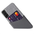 KSQ Samsung Galaxy S22 5G Case with Card Pocket - Grey