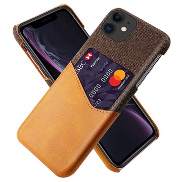 KSQ iPhone 11 Case with Card Pocket - Coffee