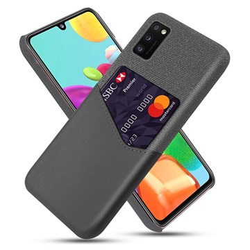 KSQ Samsung Galaxy A41 Case with Card Pocket - Grey