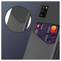 KSQ Samsung Galaxy A41 Case with Card Pocket - Grey