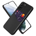 KSQ Samsung Galaxy S22+ 5G Case with Card Pocket - Black