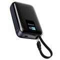 KUULAA KL-YD120 20000mAh Power Bank with TFT Display and Built-In USB-C Cable - 45W