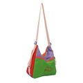 Kamapolo 22602 Dopamine Color Block Shoulder Bag - Green / Colorful