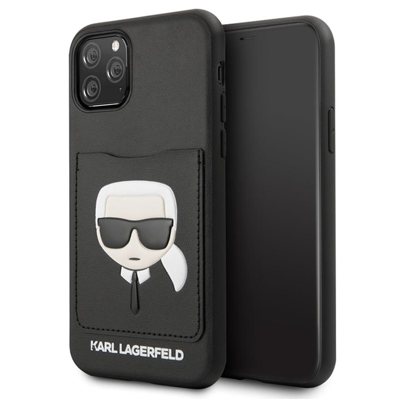 Karl Lagerfeld CardSlot iPhone 11 Pro Max Case - Black