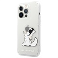 Karl Lagerfeld Clear iPhone 12 Pro Max TPU Case - Choupette Eat