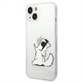 Karl Lagerfeld Clear iPhone 13 Pro Max TPU Case - Choupette Eat