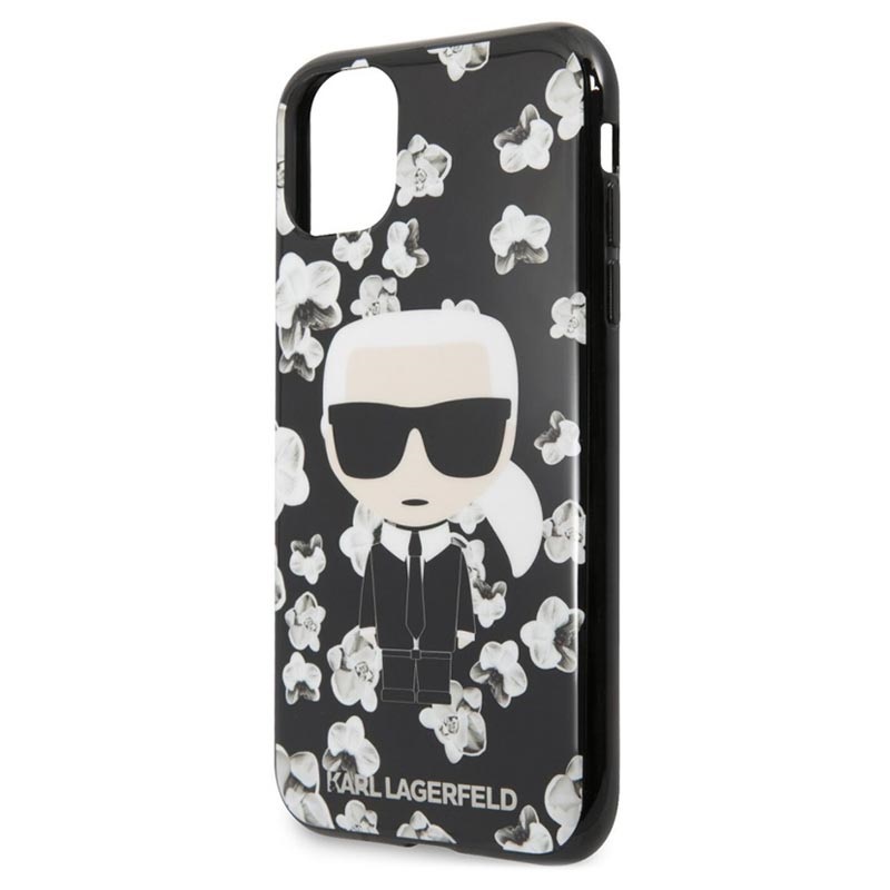 Messed up Reorganize delicacy Karl Lagerfeld Flower iPhone 11 Pro Max TPU Case - Black