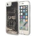 Karl Lagerfeld Gatsby Liquid Glitter iPhone 7/8/SE (2020)/SE (2022) Case - Black