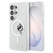 Samsung Galaxy S26 Ultra Karl Lagerfeld IML Choupette Peekaboo Logo Magnetic Case - Transparent
