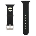 Karl Lagerfeld Ikonik Apple Watch 7/SE/6/5/4/3/2/1 Strap - 41mm/40mm/38mm - Black