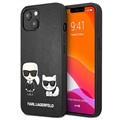 Karl Lagerfeld Ikonik Karl & Choupette iPhone 13 Case - Black