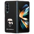 Karl Lagerfeld Ikonik Saffiano Samsung Galaxy Z Fold4 Case - Black