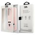 Karl Lagerfeld Karl & Choupette Samsung Galaxy S22+ 5G Silicone Case - Pink