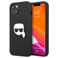 Karl Lagerfeld Karl Head iPhone 13 Hybrid Case - Black