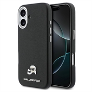 iPhone 17 Karl Lagerfeld Karl and Choupette Heads Pins Case - MagSafe Compatible