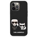 Karl Lagerfeld Karl & Choupette iPhone 13 Pro Max Silicone Case - Black