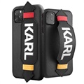 Karl Lagerfeld Strap iPhone 11 Pro Case - Black