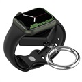 Apple Watch Series 7/SE/6/5/4/3/2/1 Keychain Wireless Charger - Black