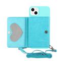 Heart Series iPhone 14 Case with Wallet & Strap