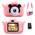 Kids Digital Camera with 32GB Memory Card (Open-Box Satisfactory) - Pink