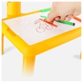 Kids Projection Drawing Board with 24 Animations and Music TH6689 - Yellow
