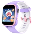 Kids Waterproof Smart Watch Y90 Pro with Dual Camera - Purple