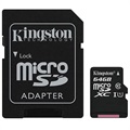 Kingston Canvas Select MicroSDXC Memory Card SDCS/64GB - 64GB