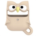 Kingxbar Animal-Shaped AirPods / AirPods 2 Silicone Case - Owl