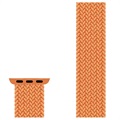 Apple Watch Series 7/SE/6/5/4/3/2/1 Knitted Strap - 45mm/44mm/42mm - Orange