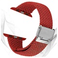 Apple Watch Series 7/SE/6/5/4/3/2/1 Knitted Strap - 45mm/44mm/42mm - Red