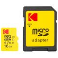 Kodak Extra Performance microSDHC Memory Card EKMSDM16GHC10J6 16GB Class 10 UHS-I U1