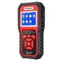 Konnwei KW850 OBD2/EOBD Car Fault Diagnostic Tool with LCD - Red