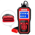 Konnwei KW850 OBD2/EOBD Car Fault Diagnostic Tool with LCD - Red