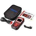 Konnwei KW850 OBD2/EOBD Car Fault Diagnostic Tool with LCD - Red