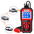 Konnwei KW850 OBD2/EOBD Car Fault Diagnostic Tool with LCD - Red