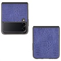 Crocodile Series Samsung Galaxy Z Flip3 5G Case - Purple