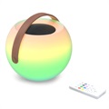 Ksix Bubble Multicolor Lamp with Bluetooth Speaker - White