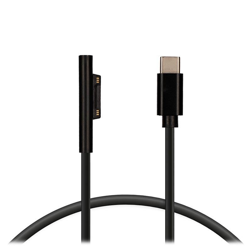 Ksix Microsoft Surface Charging Cable 1.5m Black