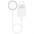 Ksix MagCharge Charging Set for iPhone 12 - 15W/20W - White