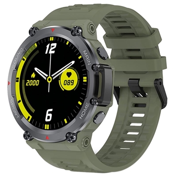 Ksix Oslo Waterproof Smartwatch with Bluetooth 5.0 - Green