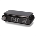 Ksix Retro Alarm Clock with Fast Wireless Charger - 10W