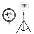 Ksix Studio Live Max LED Ring Light with Phone Holder