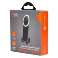 Ksix Studio Live Pocket LED Ring Light with Phone Holder - 3W