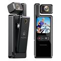 L17 4K Action Camera with 1.69" Touchscreen, 64GB Card and Card Reader - Black