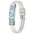 L18 Ultra-Thin Fitness Tracker / Smart Bracelet for Women - Silver