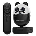 L59D 4K Dual Lens Autofocus Webcam with Remote Control - Black