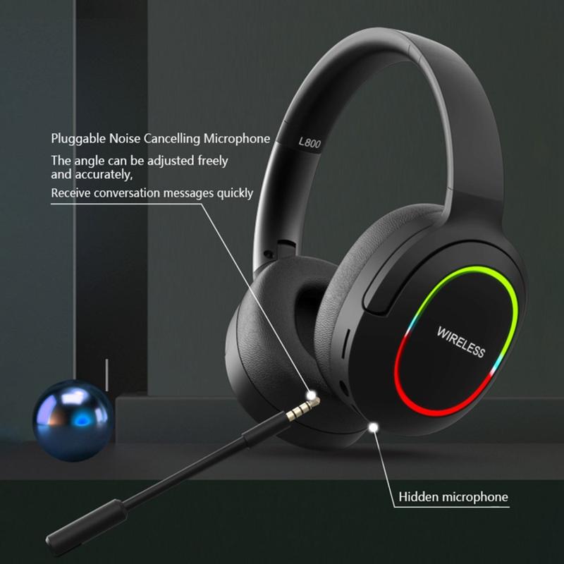 L800 Wireless Headset Music Gaming Headset Folding Bluetooth Headphone