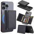LC.IMEEKE Magnetic Card Holder with Kickstand Function - Black