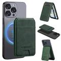 LC.IMEEKE RFID Blocking Magnetic Card Holder with Kickstand - Green
