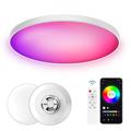 LED Ceiling Light Adjustable 48W EU Plug Smart Night Light Lamp for Living Bed Dining Room House - EU Plug